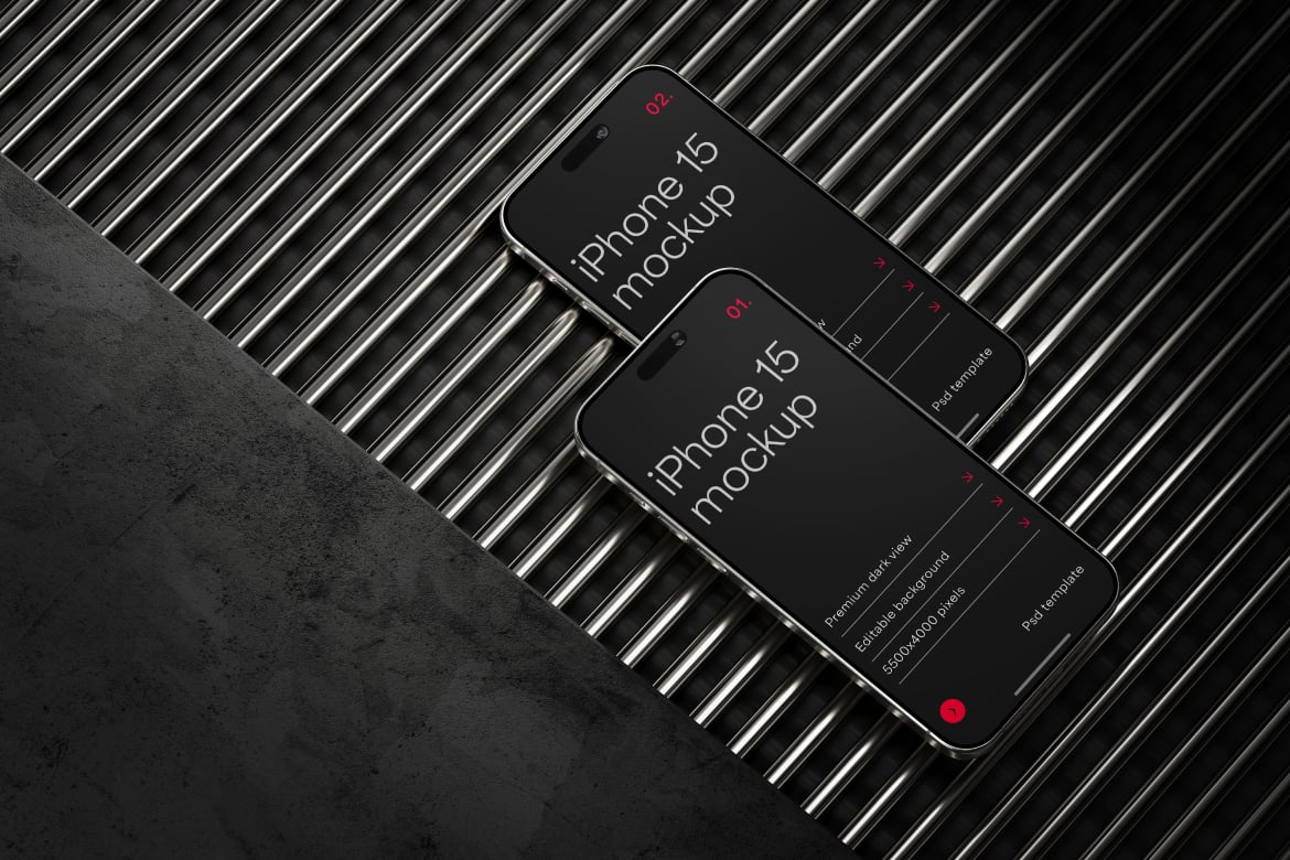 图片[2]-iPhone 15 Pro Mockup Set（728290）-技能树